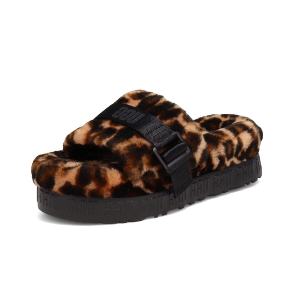 UGG Women's Fluffita Panther Print Slipper